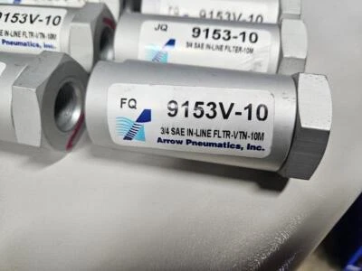 New Arrow Pneumatics 9153V-10 Hydraulic In-Line Filter 3/4"-16 SAE VTN-10M