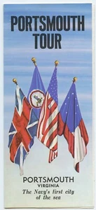 Vtg PORTSMOUTH TOUR Virgina Navy's First City of the Sea Souvenir Brochure - Picture 1 of 5