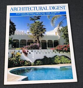 Architectural Digest January 1999 Spirit of Java Kuba Textiles Minimalist Tones