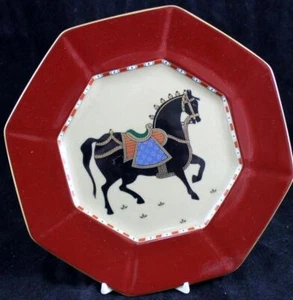 Plato de ensalada ceremonial para caballos Fitz & Floyd - Imagen 1 de 4