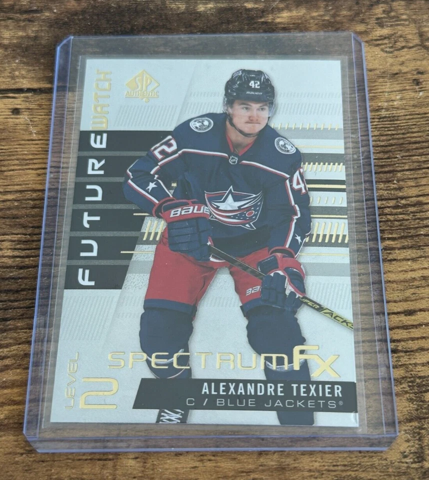 2019-20 SP Authentic Spectrum FX Bounty Alexandre Texier #S-76 Rookie RC - Image 1 of 1