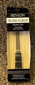  Revlon SURE GRIP EMERYL FILE ~ORIGINAL OLD PACKAGE NEW USA - Picture 1 of 7