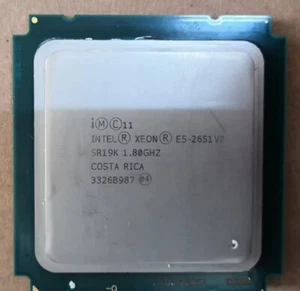 Matched Pair Intel Xeon E5-2651 V2 1.80GHz 12Core 24Threads 30MB LGA2011 SR19K - Afbeelding 1 van 2