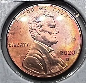 Nicely Toned 2020 D Lincoln Shield Cent (Both Sides) - Picture 1 of 12