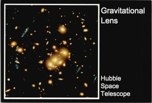 Gravitational Lens - Hubble Space Telescope - Postcard Unposted - Picture 1 of 2