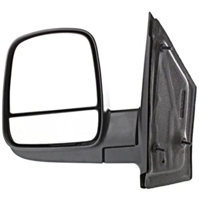 08-21 Express, Savana Left Driver Mirror Manual Textured Black Fold w/Dual Glass - Image 1 of 2