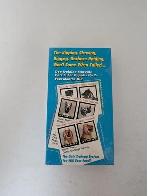 Dog Training Manuals Part 1 Puppies Up To Four Months Old VHS 1998 New Sealed - Image 1 of 3