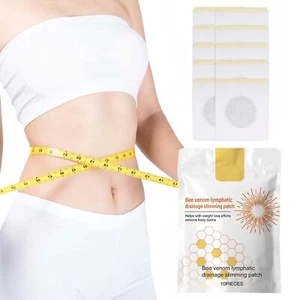 10Pcs Bee Venom Lymphatic Drainage and Slimming Patch for Women & Men Body Slim - Picture 1 of 12