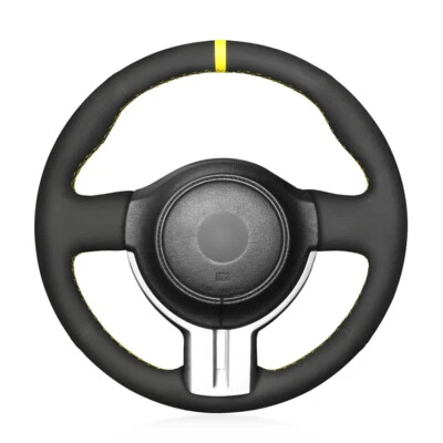 Cubierta de volante de gamuza personalizada con costura a mano para Subaru BRZ Scion FR-S FRS Foto 1 de 4