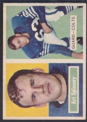 1957 TOPPS # 17 ART SPINNEY  DD1815 - Image 1 of 2