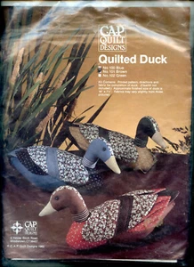 Brown Quilted Duck - C.A.P Quilt Designs Kit No. 101- 16" x 7 1/2" - 1982 - NEW - Picture 1 of 3