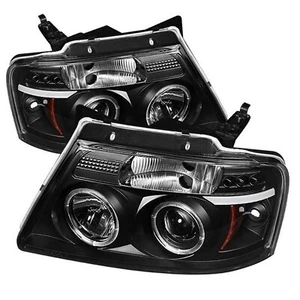 Spyder Auto 5010209 Halo LED Projector Headlights Fits 04-08 F-150 - Picture 1 of 2
