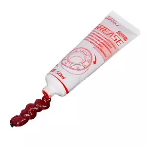 Dark Red Grease 50ml Lubricant Tube for BIKE CYCLE CAR MOTO Bearing Bmx Hub - Picture 1 of 10