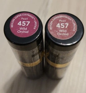 2x Revlon Super Lustrous Lipstick Creme - 457 Wild Orchid - Picture 1 of 1