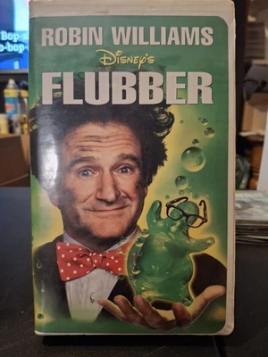 Disney 1998 Flubber VHS Tape Robin Williams, Clamshell Case - Image 1 of 4