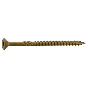 10 x 3" Star Drive Tan Deck Saberdrive Screws 5 lb. Box (308 pcs.) - Picture 1 of 1