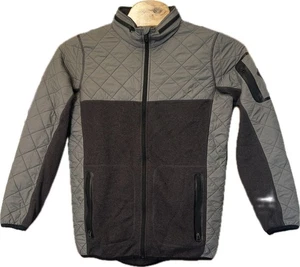 Abrigo Chaqueta Burton Hombre Pierce Polar Dandong Gris Talla Mediana Empacable Capucha - Imagen 1 de 7