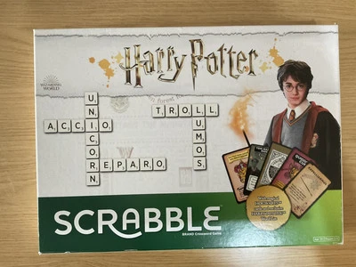 Mattel Harry Potter Edition Scrabble Board Game COMPLETE - Image 1 of 4