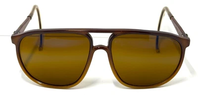 VUARNET Nautilux 117 Brown Outdoorsman Vintage Sunglasses Mineral Glass Lenses - Image 1 of 4