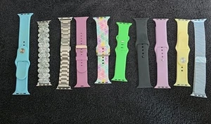 Apple Watch Bands x10 -Blow Out Sale - Assorted Sizes Styles Colors Materials - Picture 1 of 4
