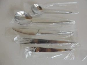 Mikasa MILLENNIUM 5Pc Place Set Stainless Glossy Korea Tapered Flatware w/Box - Picture 1 of 9