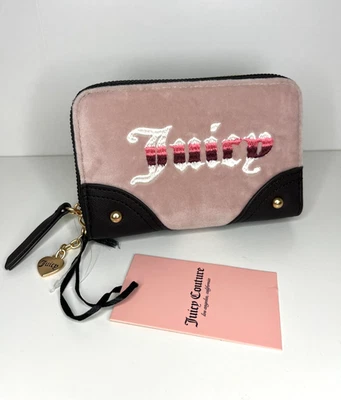 Cartera Juicy Couture Retro Ambiente Doble Mediana Cremallera Alrededor Polvoriento Rubor/Chocolate Foto 1 de 4