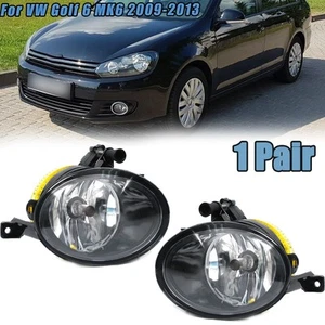 Left Right Fog Light Halogen For VW Golf 6 MK6 2009-2013 Front Bumper Fog Lamp - Picture 1 of 9
