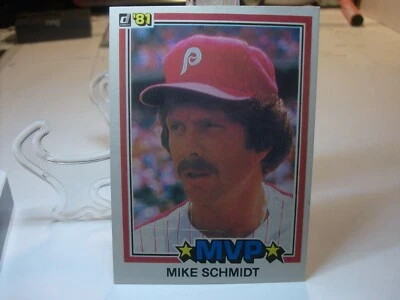 1981 Donruss Baseball  #590 - Mike Schmidt MVP - Philadelphia Phillies (98631) - Image 1 of 2
