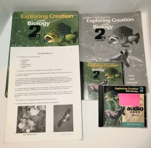 Exploring Creation with Biology 2nd Ed Textbook, Tests & Solutions, Tests, 2 CDs - Picture 1 of 21