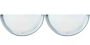 2 x Eglo 83163 'Planet1' Wall Uplighters 1x60W Satin Nickel - Picture 1 of 2