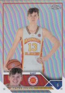 2023 Topps Chrome McDonald's Silver Refractor #51 Matas Buzelis - Picture 1 of 1