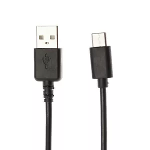 Cable negro cargador de datos USB de 90 cm para tableta Lenovo Tab M10 TB-X605F / TB-X605L - Imagen 1 de 2