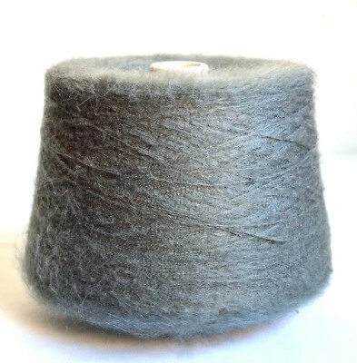 Italian kid mohair yarns, 2.3 lb / 1050 grams cone - Image 1 of 3