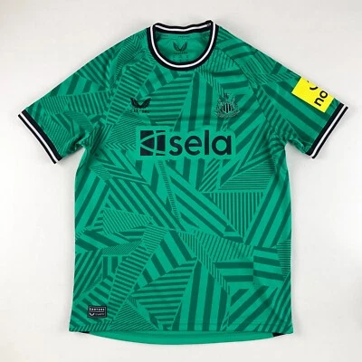 Newcastle United 2023/2024 Away Shirt Jersey Youth XL by Castore - Image 1 of 3