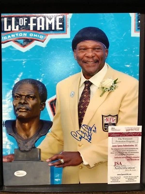 CARL ELLER HOF 04 Signed Autograph 11x14 Photo Picture Minnesota Vikings JSA COA - Image 1 of 3