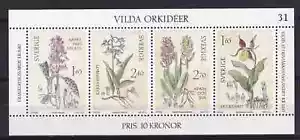 Suecia 1982 Yvert SS 10 flores MNH - Imagen 1 de 1