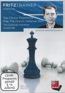 ChessBase - Kasimdzhanov - Top Choice Repertoire: Play the French Defence 1  NEU - Picture 1 of 2