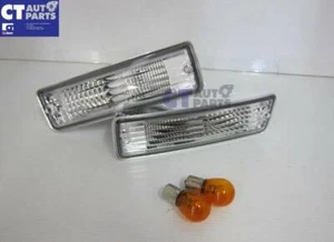 Clear Front Bumper Indicator signal light for Nissan S13 Silvia SR20 DET CA18DET - Picture 1 of 6