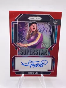WWE 2022 - Prizm - Auto Superstar - Rojo /99 - Matt Riddle - Imagen 1 de 2