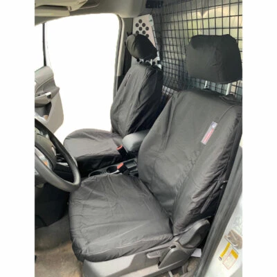 Par de fundas de asiento delanteras Ford Transit Connect ajuste personalizado 2013 en adelante Gen 2 SC442x Foto 1 de 4