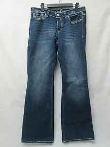Code Bleu Andrea Bootcut Women Size 10PR Dark Wash Blue Denim Jeans New w/o tags - Picture 1 of 11