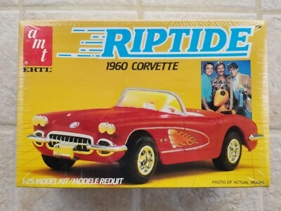Factory sealed RIPTIDE 1960 Corvette ERTL AMT #6621 1:25 scale model kit  - Image 1 of 3