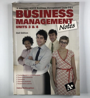 Business Management Units 3 & 4 Notes 2nd Edition Debra Mcnaughton Paperback - Image 1 of 4