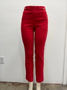 Counterparts pull on pants stretch with front pockets,waist gold hardware - Picture 1 of 1