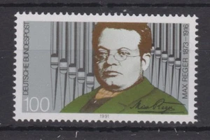 WEST GERMANY SG 2376 MNH MINT STAMP DEUTSCHE BUNDESPOST 1991 MAX REGER - Picture 1 of 1