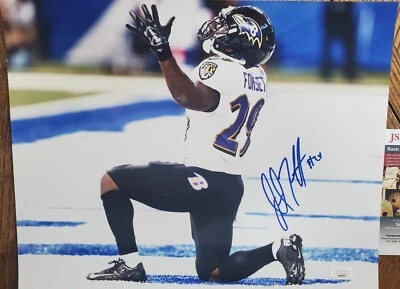 NICE AUTOGRAPHED Ravens Justin Forsett 11x14 Photo Football JSA COA - Image 1 of 3