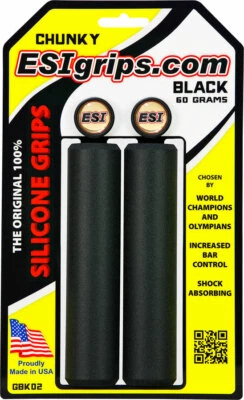 ESI Chunky Grips - Black - Image 1 of 2