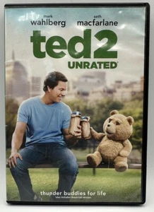 Ted 2 DVD Mark Wahlberg Seth Macfarlane Amanda Seyfried Free Shipping 2015 - Picture 1 of 3