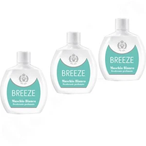 Breeze Deodorant Squeeze Muschio bianco 3x 100ml - white musk - Bild 1 von 3