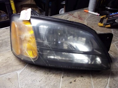 00-04 SUBARU LEGACY 03-06 BAJA RIGHT RH LÂMPADA DE FAROL ASSY COM BARRA HORIZ PRETA FABRICANTE DE EQUIPAMENTO ORIGINAL - Imagem 1 de 4